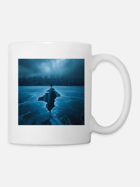 Pęknięty Lód – Samotność na Krawędzi - Tasse - Weiß
