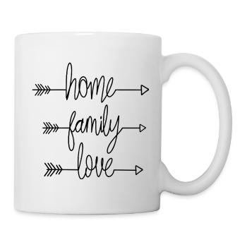Home Family Love – Driven by Nature - Tasse - Weiß - Rechts