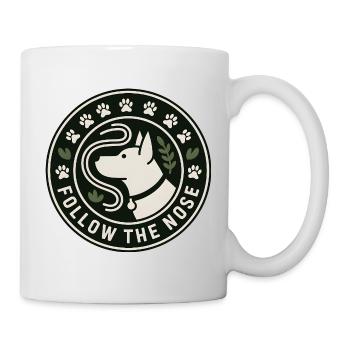 Follow The Nose Dog Nose Work Fun - Mug - white - Right