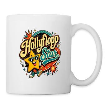 HOLLYFLOPP Star Sticker - Tasse - Weiß - Rechts