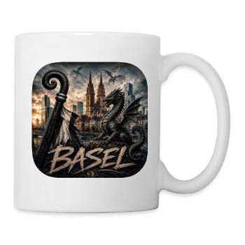 Basel Dragon Scene - Mug - white - Right