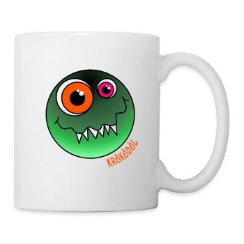 KRÖKÖDÖL - the-off crocodile monster - Mug - white - Right