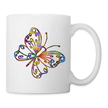 butterfly - Mug - white - Right