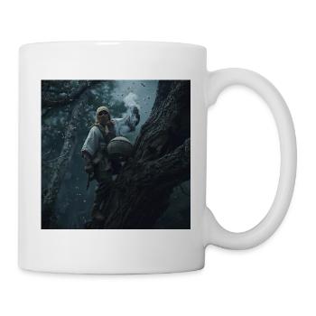 Bartnik aus dem Dunklen Wald – Slawischer Sammler - Tasse - Weiß - Rechts