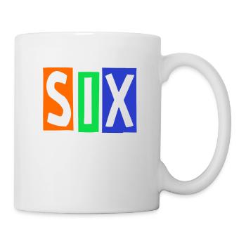 SIX Seven Straßentypografie - Tasse - Weiß - Rechts