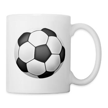Soccer Ball Classic Monochrome - Mug - white - Right