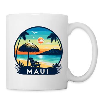 Maui Island Hawaii Vacation Haleakala Beach - Mug - white - Right