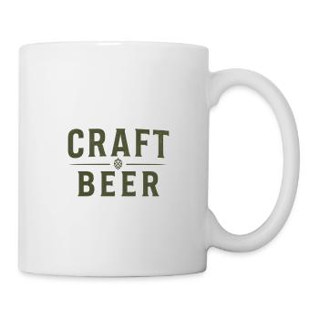 Bière artisanale - Mug blanc - blanc - Droite
