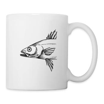 Fish Head – Illustration - Mug - white - Right