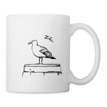 Seagull – Illustration - Mug - white - Right
