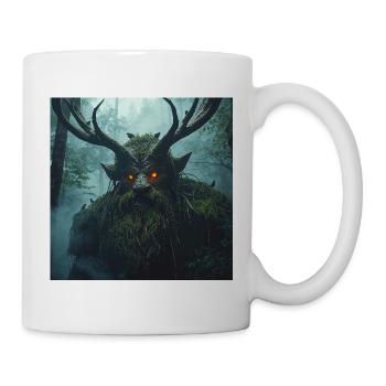 Leszy – Wächter des Uralten Waldes - Tasse - Weiß - Rechts
