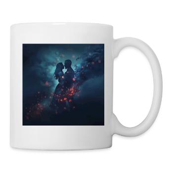 Kosmische Liebe – Sternenstaub-Liebhaber - Tasse - Weiß - Rechts
