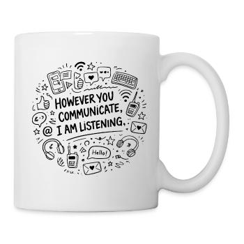 Communication Listening Psychologist Prof Gift - Mug - white - Right