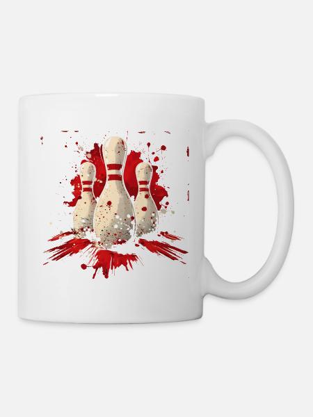 Bowling - Tasse - Weiß