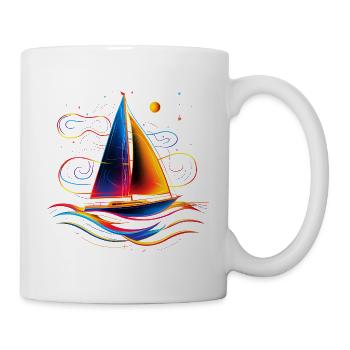 Segeln Porträt - Tasse - Weiß - Rechts