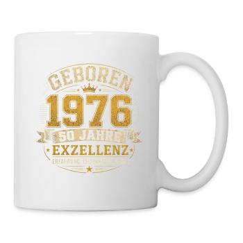 Jahrgang 1976 Exzellenz Badge - Tasse - Weiß - Rechts