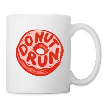 Course Do-nut : Donut sportif - Mug blanc - blanc - Droite