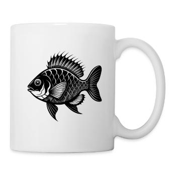 Bluegill Bream Brim Sunny or Copper Nose Fish - Mug - white - Right