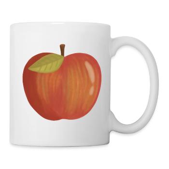 Hand-Painted Apple Gradient - Mug - white - Right