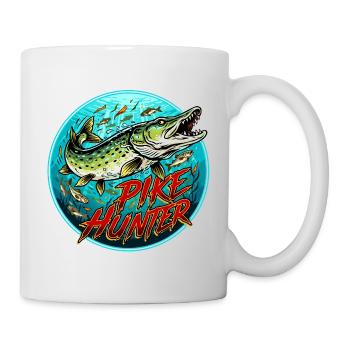 Conception de la prise de brochet - Mug blanc - blanc - Droite