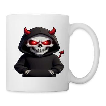Skeleton Devil - Mug - white - Right