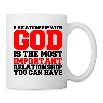 a_relationship_with_god2 - Mug - white - Right