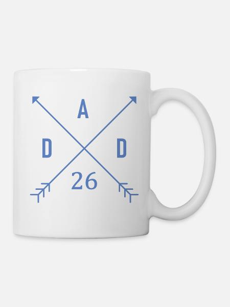 Dad 26 - Tasse - Weiß