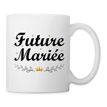 Future mariée - Mug blanc - blanc - Droite