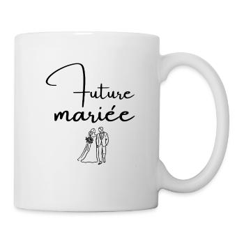 Future mariée - Mug blanc - blanc - Droite