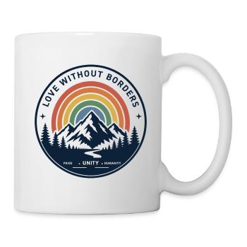 Love Without Borders Rainbow Mountain - Mug - white - Right