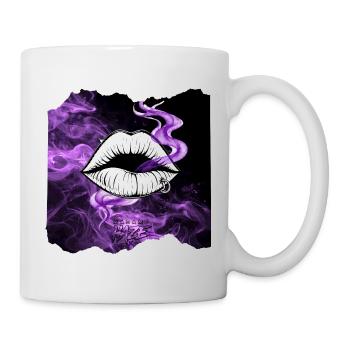 Madame Haze-PurpleSmoke | SailorsYarn by Cap´nKush - Tasse - Weiß - Rechts