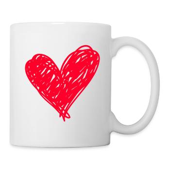 Heart - Mug - white - Right