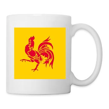 Show off your colors - Wallonie - Mug blanc - blanc - Droite