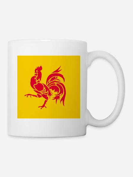 Show off your colors - Wallonie - Mug blanc - blanc