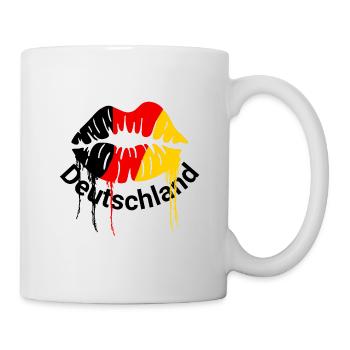 Graffiti Lippen Tropfenkunst - Tasse - Weiß - Rechts