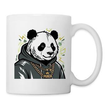 Streetwear Hip Hop Panda Bear - Mug - white - Right