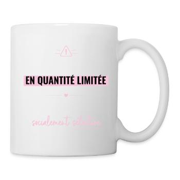 Disponible en Quantité Limitée – Sélectif - Mug blanc - blanc - Droite
