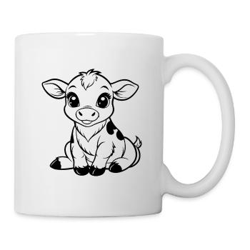 Mignon Mollet - Mug blanc - blanc - Droite