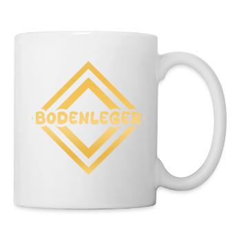 Berufung Bodenleger - Tasse - Weiß - Rechts