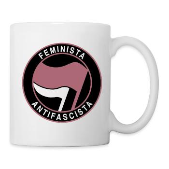 Feminista Antifascista Feminismus Statement - Tasse - Weiß - Rechts