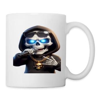 Skelett Rapper - Tasse - Weiß - Rechts