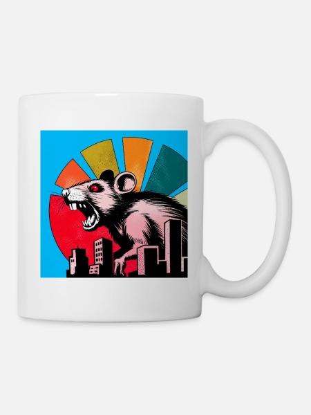 Ratten Horror - Tasse - Weiß