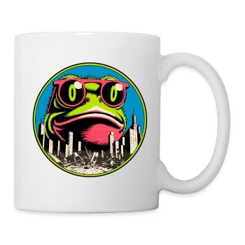 Frosch Apokalypse - Tasse - Weiß - Rechts