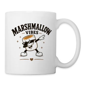 Marshmallow Stimmung mit Dab Humor - Tasse - Weiß - Rechts