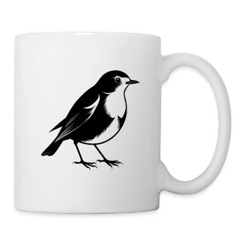 English Robin Bird - Mug - white - Right
