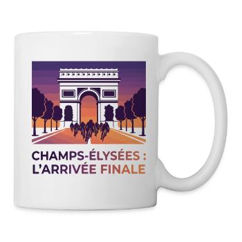 Paris Arrivée Finale - Mug blanc - blanc - Droite