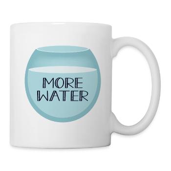 Plus d’eau - Mug blanc - blanc - Droite