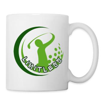 Limitless Golfer Swing Silhouette - Mug - white - Right