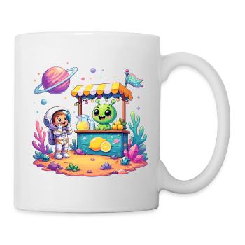 Space Alien Fruit Stand - Mug - white - Right