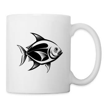 Golden Pompano Fish - Mug - white - Right